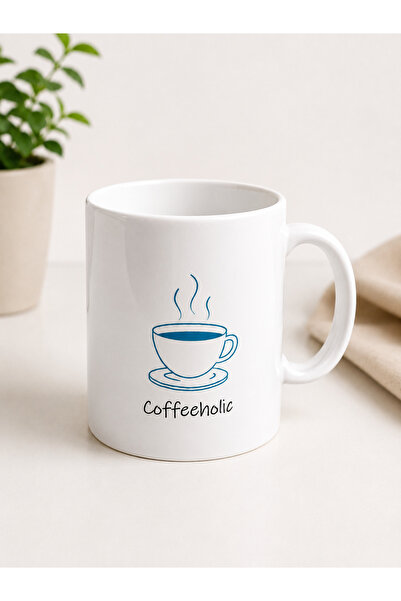 CoNotes Coffeeholic Design Porcelain Mug