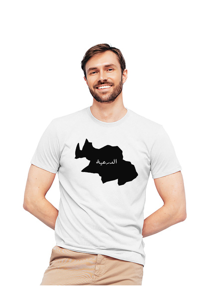 Generic Fashion World Map Shield Design High Quality Printed Cotton T-Shirt