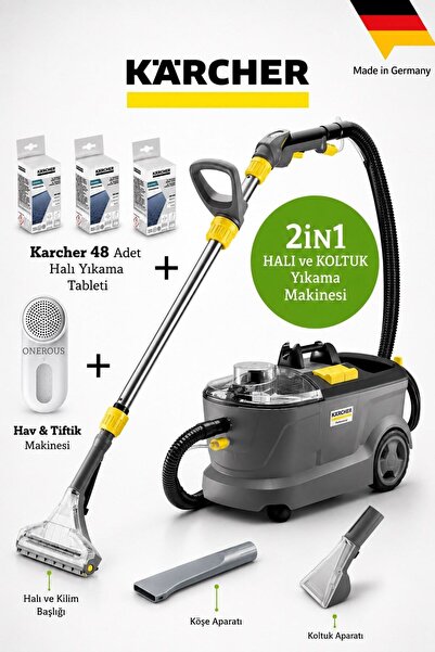 Karcher Halı ve Koltuk Yıkama Makinesi 1900W 10L Kapasite, Ev Ofis Profesyone...