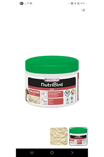 Versele Laga Versele-Laga Nutribird A21 250g - Versele-Laga Nutribird A21