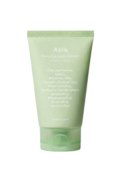 Abib Spumă de curățare cu argilă pentru pori, cu Heartleaf și cărbune 120 ml