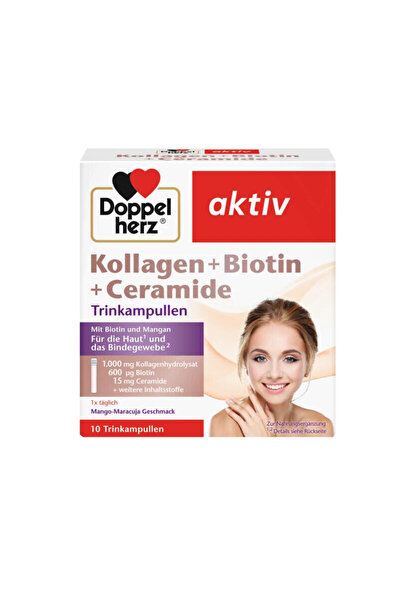 doppel herz Kollagen + Biotin + Ceramide 10 monodoze