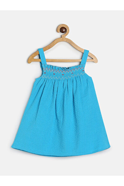 MINI KLUB By Styli Girls Sleeveless Smocked Cotton Top