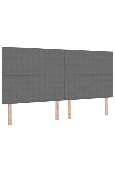 vidaxl Tăblie cap Gri deschis 200 cm Țesătură din corduroy