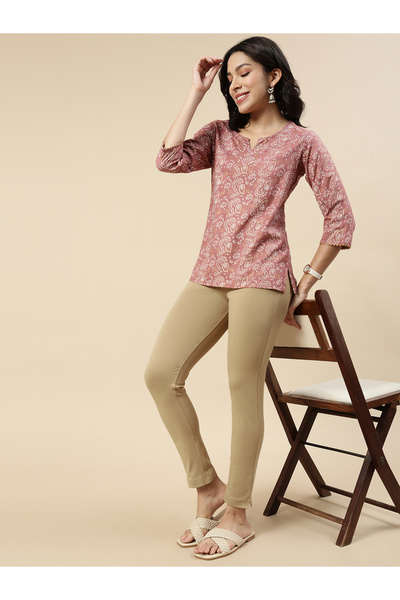 De Moza By Styli De Moza Women Knit Cotton Kurti Pant