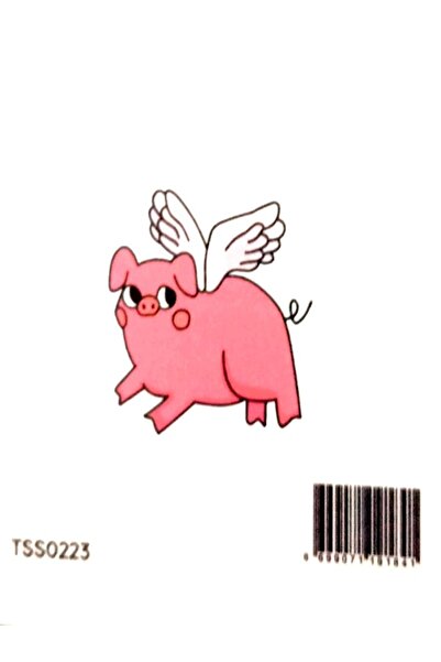ekstrafix The Sticker Story Winged Piggy Tss0223 Personification Sticker - 2 ...
