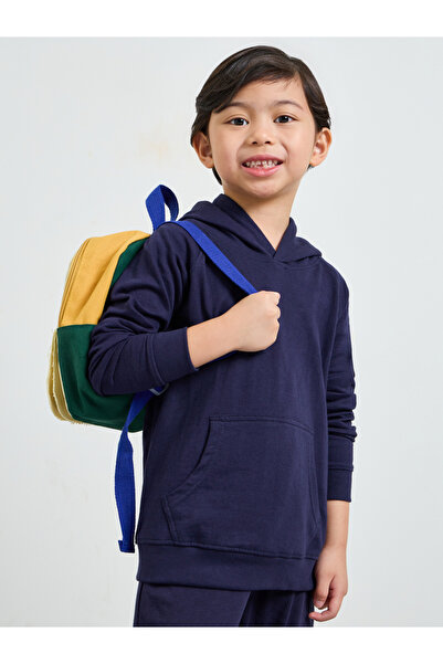 Styli Toddler Unisex Cotton Hoodie With Kangaroo Pocket