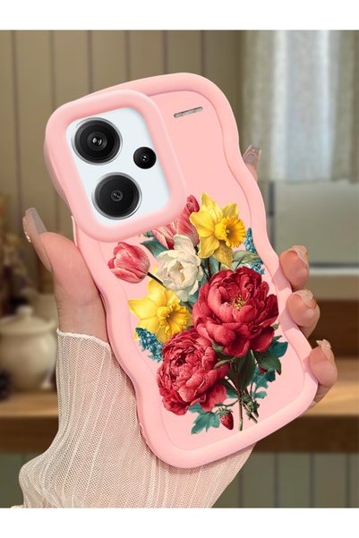 Hontinga Redmi Note 13 Pro Plus 5g Compatible Case Camera Protector Pink Sili...