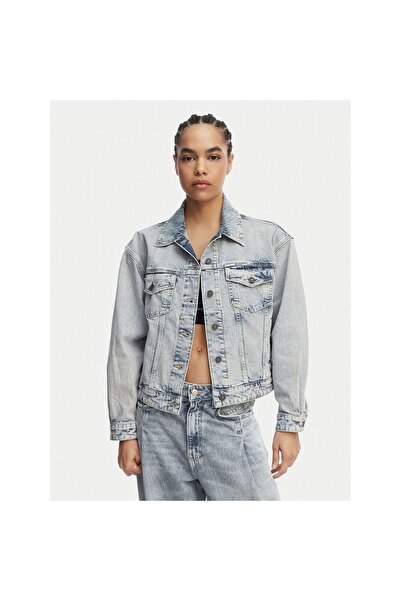 Guess Jeans Geacă de blugi pentru femei W6GN56D5M57 Albastru