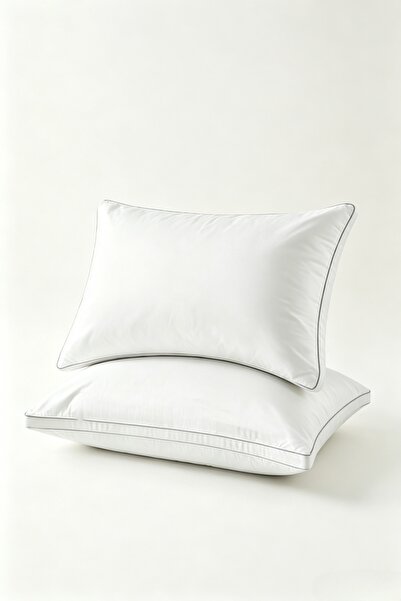 Bleco Bed pillow set (2 pieces), high-quality quilted sleep pillows, breathab...