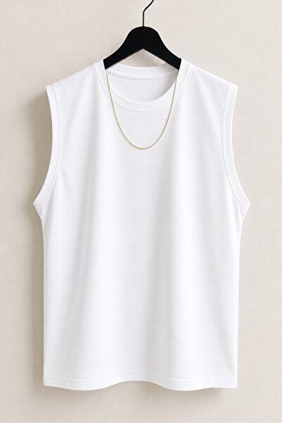 FUWEAR Men's Premium Quality Modern Fit Sports Tank Top Sleeveless T-Shirt