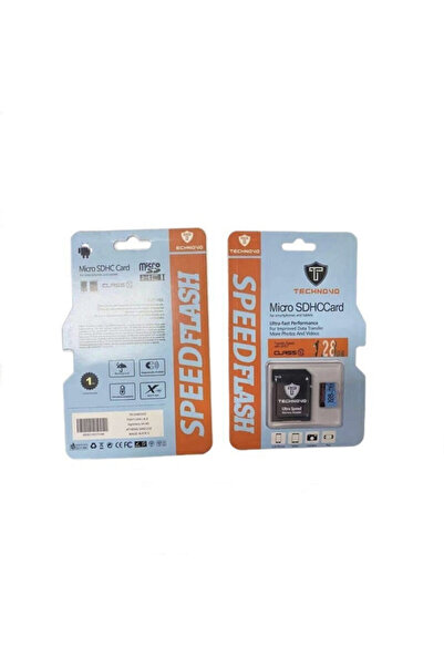 Technovo microSDHC 128GB Κλάση 10 UHS-I με αντάπτορα