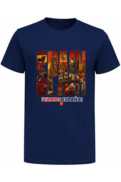 Efendioğlu Design Vamos Espana Printed Spain Lettering Large 2026 World Cup P...