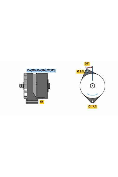 DELCO-REMY Alternator Daf 85 95 F 1300... 2000-2026