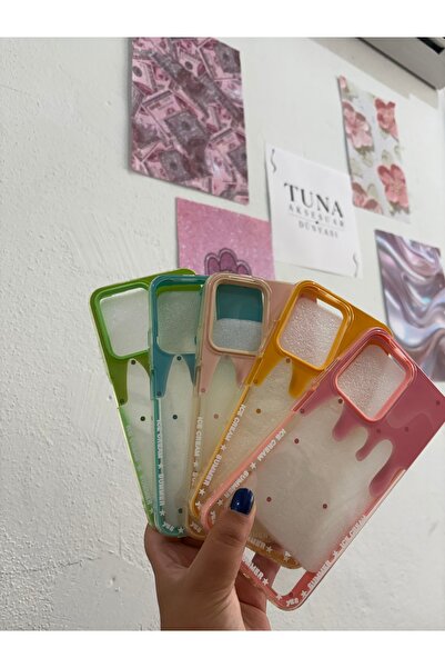 Genel Markalar XİAOMİ REDMİ NOTE 12 4 G UYUMLU ICE CREAM DESENLİ RENKLİ KILIF