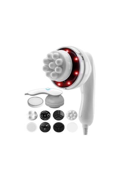MalTec Aparat de masaj anticelulitic cu 8 capete interschimbabile SkinPulse, ...
