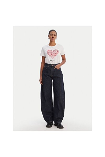 Desigual Tricou de damă 26SWTK06 Alb