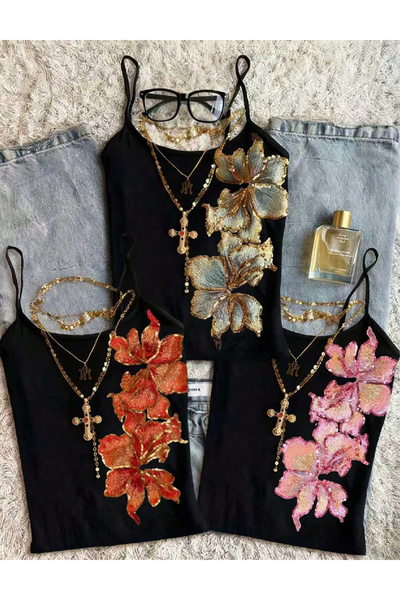 Evendi Tank Top Set, Black
