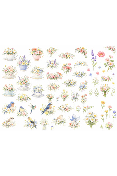 TELLGRAF Patterns Themed Sticker Set (21X30 cm 1 Set)