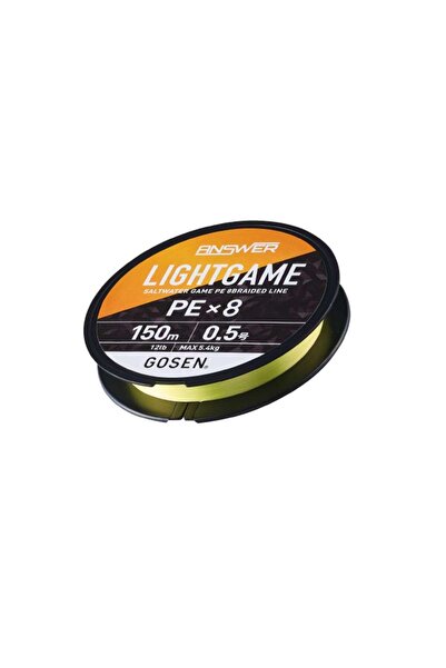 GOSEN Answer Light Game8X 150Mt Yellow 4.7kg Pe0.4