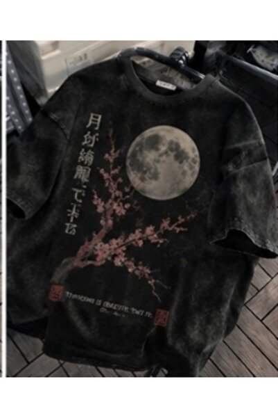 bellanova Unisex πολύχρωμο μπλουζάκι με στάμπα Oversize Streetwear Άνετη εφαρ...