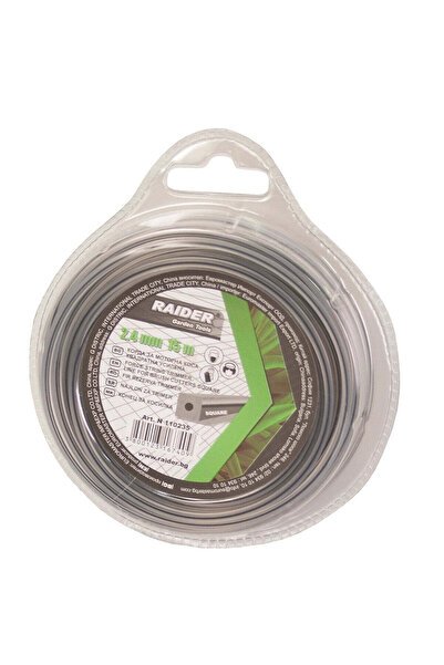RAIDER Fir pentru trimmer cu profil pătrat 2.4 mm x 15m, 110235