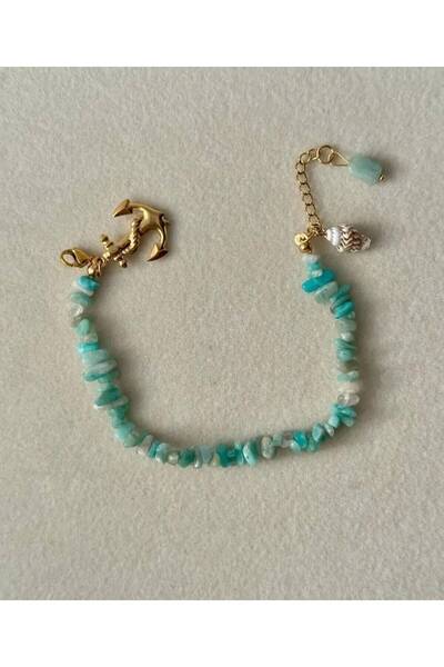 Haziran Accessory, Chain Steel Women's Bracelet with Charm