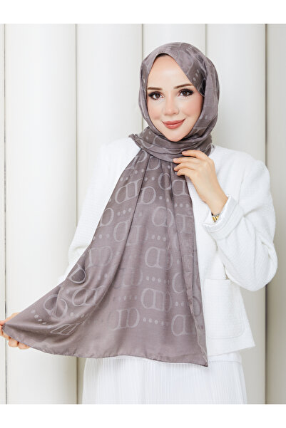 TOBAİ Patterned Cotton Fiber Hijab Daily Soft Special Textured Lightweight Shawl