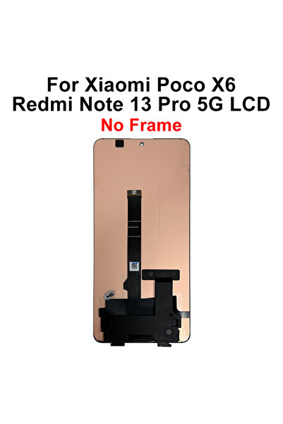 Choice شاشة AMOLED بدون إطار لهاتف Poco X6 و Note 13 Pro 5G، شاشة لمس رقمية ب...