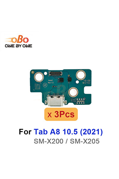 choice2 3 قطع من لوحة شحن USB مرنة لجهاز تاب A8 10.5 2021 SM-X200 X205 منفذ شحن