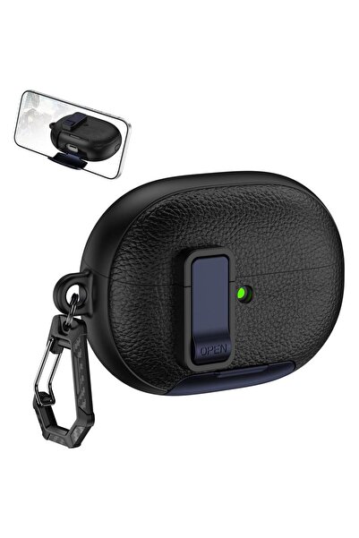 Choice6 Black1 Earphone Protective Case for FreeBuds Pro 5 PU Leather Case wi...