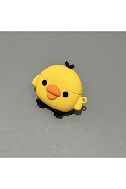 choice2 For airpodsPro Pro2 chic1 Kawaii 3D Yellow Chick AirPods Case, Soft S...