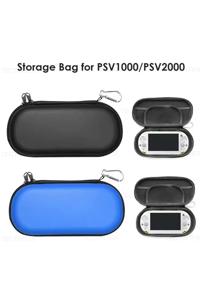 Choice حقيبة حمل زرقاء من مادة EVA مضادة للصدمات لجهاز PSV PS Vita 1000/2000،...
