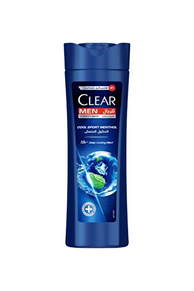 Clear Shampoo for men, anti-dandruff shampoo, Cool Sport Menthol, 100% Dandru...