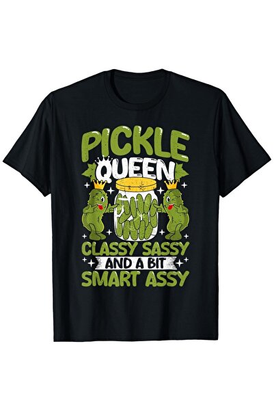 01THEONE [Comfort Tee] Vintage Graphic Men's Funny Queen Classy Sassy a Bit S...