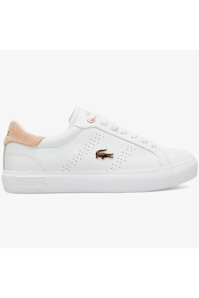 Lacoste Powercourt 2.0 Leather Womens Sneaker Genuine Leather Women's Casual ...