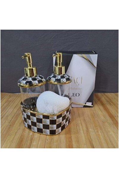 konak alışveriş 900240-Sivi Soap Dispenser Sponge. Double Glass
