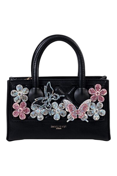 Guja Ac1254 Small Stone-Detail Stylish Crossbody Bag
