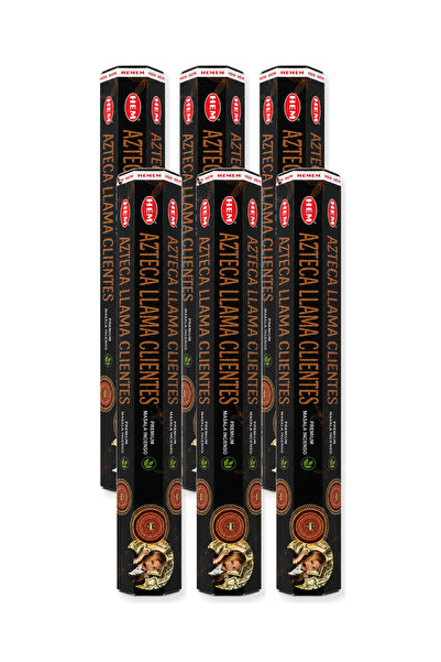 Hem Azteca Llama Clientes Premium Masala Incienso X6