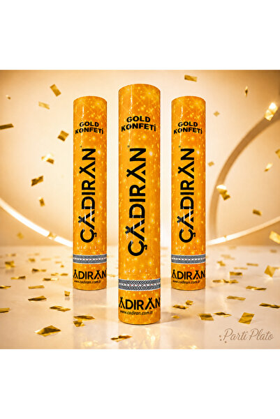 Çadıran Gold Konfeti 30 cm, Kına Gecesi, Parti, Düğün, Nikah, Nişan, Doğum Gü...