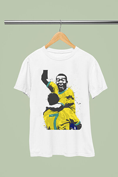 MAGORS TRICOU DIN BUMBAC CU MÂNECĂ SCURTĂ, CU IMPRIMEU PELE, MODEL REGULAR, P...