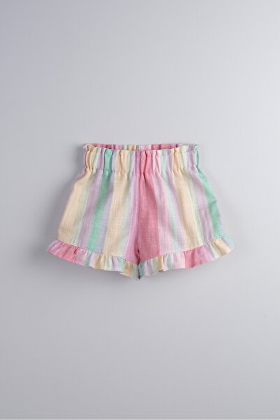 Bondberro 100% Cotton Muslin Fabric Baby Girl and Kids Shorts