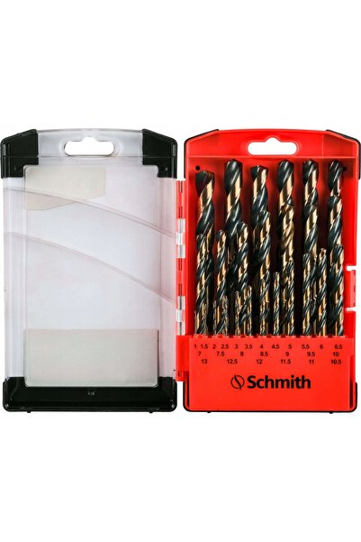 SCHMITH SET DE BROȘE DE METAL HSS PRO 25 BUC. CU VALIZĂ SQWMP-022