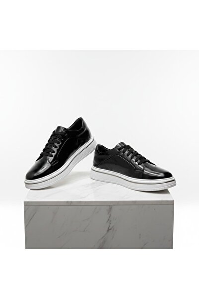By Barretti Black Patent Leather Sneaker