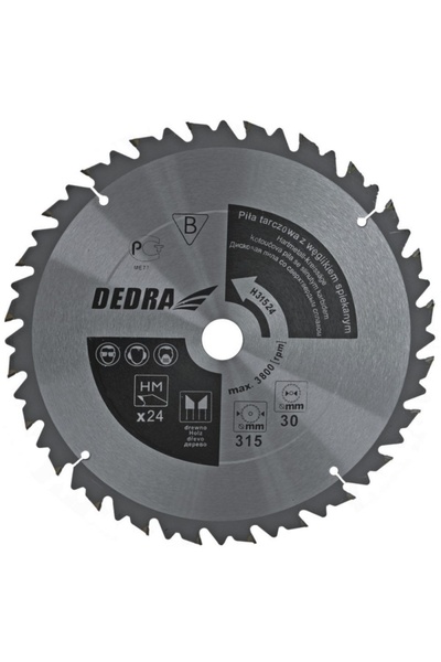 Dedra-Polonia Disc abraziv pentru lemn DEDRA 400X36X30 HL40036
