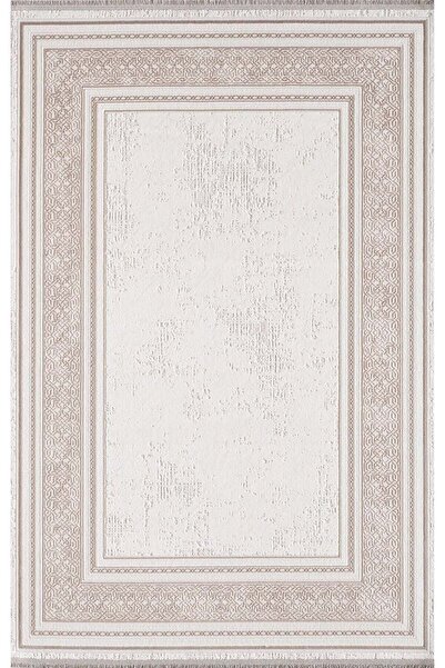 Artemis Halı Özel Seri D28 02495B Krem Bej Özel Ölçü Modern Klasik Salon Halı...