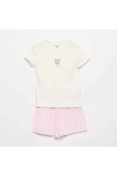 KIABI 2-piece cotton pyjamas PINK