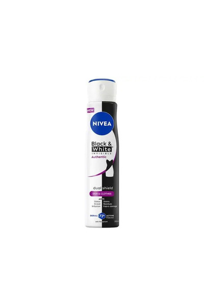 NIVEA Deodorant spray pentru femei Black&White Autentic 250 ml
