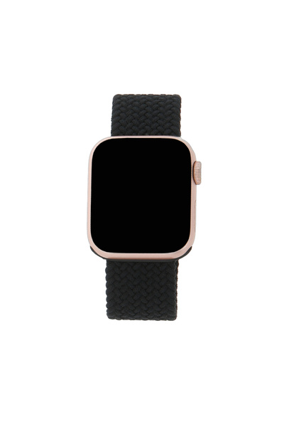 Techwave Ελαστικό λουράκι καρπού για Apple Watch 42/44/45 χιλ. μαύρο (xsmall ...
