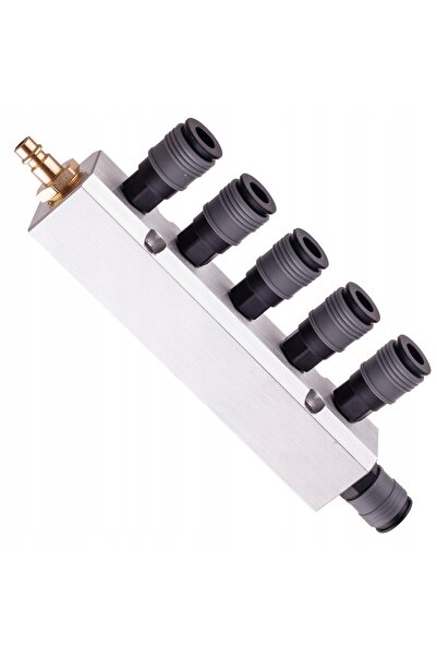TC Technic Distribuitor pneumatic de aer tip listă, 6 căi, cu cuplare rapidă,...